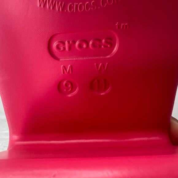 Crocs Siren Platform Clog Pink Barbie Chunky Women’s 11/Men's 9 NWT - Picture 11 of 11